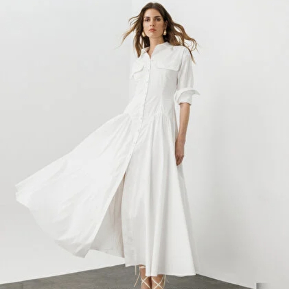 Chic White Maxi Dress